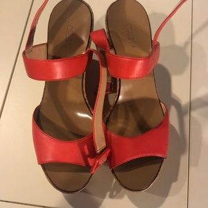 J.CREW bright wedges!!